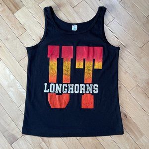 VINTAGE 80S UNIVERSITY OF TEXAS UT LONGHORNS MUSCLE SHIRT TANK TOP CHAMPION USA